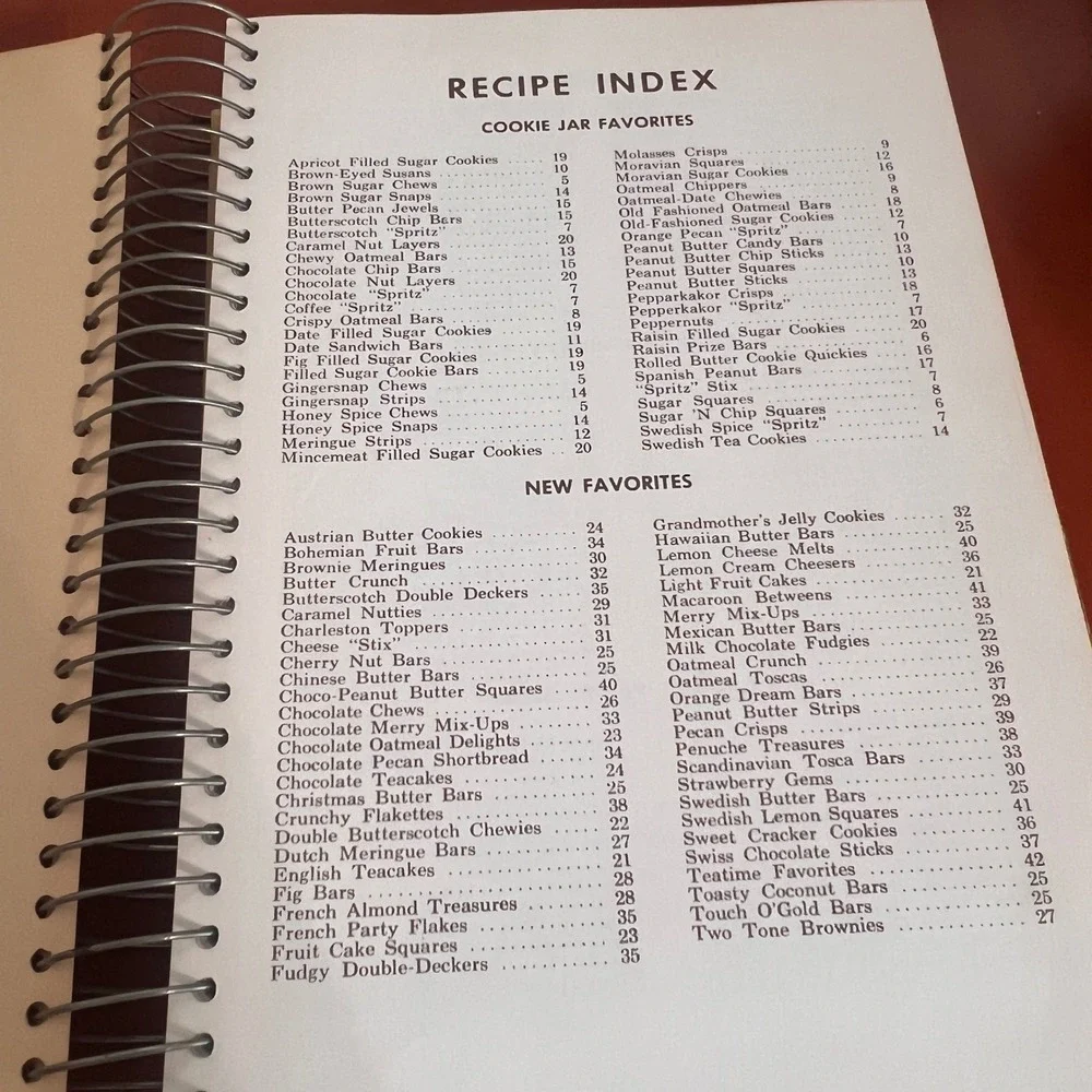 Occident King Midas Collectors Bake Book Vintage Spiral Cookbook Cookies Pies